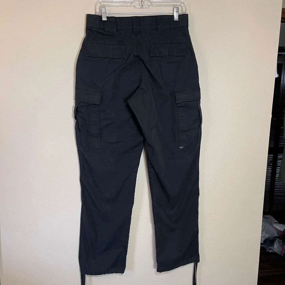 5.11 Tactical Series Black Ripstop Cargo Pants Men's Medium Regular Workwear